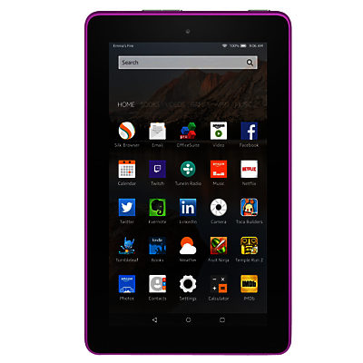 New Amazon Fire 7 Tablet, Quad-core, Fire OS, 7, Wi-Fi, 16GB Magenta New Amazon Fire 7 Tablet, Quad-core, Fire OS, 7, Wi-Fi, 16GB Magenta